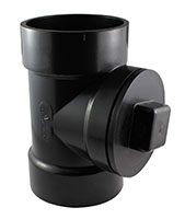 4 in. Size Cleanout Tee with Plug & O-Ring (H x H) 4 in. Size Cleanout Tee with Plug & O-Ring (H x H)