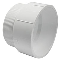 4 in. Size PVC Male Adapter (MPT x H) 4 in. Size PVC Male Adapter (MPT x H)